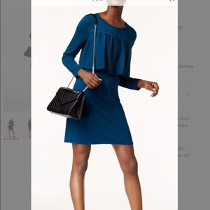 Alfani Ruffle trim sweater dress